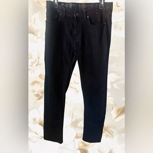 Rugby Men's Slim Fit Black Jeans